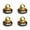Assorted Color, variant on 4pcs Pure Copper Speaker Spikes Stand Feet Pad Turntable DIY Speaker Stand Pins and Pads