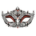 thumbnail image 4 of Masquerade Costume Accessories for Evening Party Roles Play Dress up red, 4 of 9