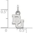 thumbnail image 3 of 14K White Gold 14Kw Logoart Baylor University Xs Pendant (15 X 11) Made In United States 4w001bu, 3 of 5