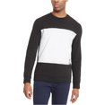 thumbnail image 1 of Kenneth Cole Mens Pieced Sweatshirt, Black, XX-Large, 1 of 2