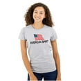 thumbnail image 3 of Don’t Mess With America Bald Eagle Womens Slim Fit Graphic Tee Brisco Brands S, 3 of 6