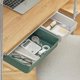 thumbnail image 3 of Cajón bajo el escritorio, bandeja oculta para el escritorio, caja de almacenamiento oculta para maquillaje Verde, 3 of 9