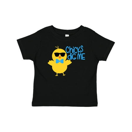 

Inktastic Chicks Dig Me Cute Chick in Sunglasses Gift Baby Boy or Baby Girl T-Shirt