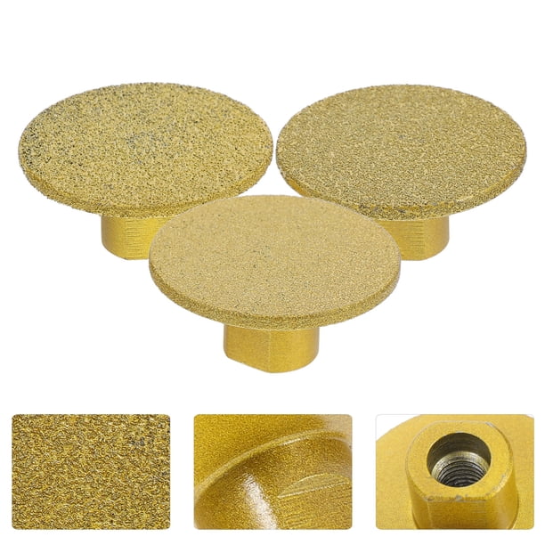 unbranded 3Ud Disco Abrasivo Dorado Para Esmerilado Y De Baldosas Y Mármol