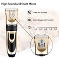 thumbnail image 4 of Kit de aseo canino Clippers Highdas, de bajo ruido, recargable, 4 of 9