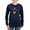 Navy, variant on CafePress - Fox Wizard Magic Fantasy Women's Long Sleeve T Shirt - Women's Long Sleeve Graphic Tee Casual Fit