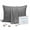 Gray, variant on Dafinner Luxury Set of 2 Pure Mulberry Silk Pillowcases with Hidden Zipper Queen Size, Silky Pillow Cases for Skin & Hair (20x30, White)