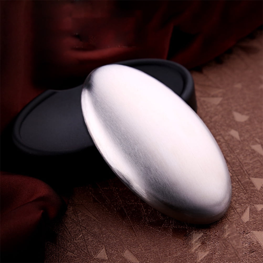 Savon en Acier Inoxydable Éliminant les Odeurs Éliminateur de Forme Ovale Savon de Chef Éliminant les Mains