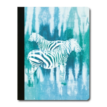 - Tree-Free Greetings Tie Dye Zebra Soft Cover-140 Page Recomposition College Ruled Journal-CJ47038