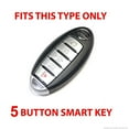 thumbnail image 5 of Dobrev 5 Buttons Silicone Case Protector Key Fob Smart Car Remote Holder for Nissan Altima Maxima Sedan Pathfinder (Black), 5 of 5