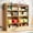 Oak, variant on Cozy Castle 5 Tier Kids Bookshelf, Multifunctional Book and Toy Storage Cabinet, Wooden Tollder Bookcase for Bedroom, Playroom, Nursery, White