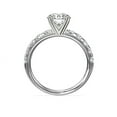 thumbnail image 3 of Diamond-Capitals 1.00 Ct Lovely Round Shape Solitaire Natural Diamond (F-G/VS1) Ring for Anniversary Gift Solid 18K White Gold Size 11.5, 3 of 8