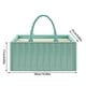 thumbnail image 2 of Cesta organizadora de pañales impermeable de poliéster | Portaequipajes portátil con divisores, asas, diseño elegante y elegante | 38x25x17cm | Para guardería, coche, viajes, suministros para el, 2 of 5