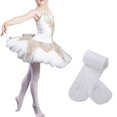 thumbnail image 4 of Ballet Tights Convertible Dance Tights Transition Student Gymnastic Leggings, 4 of 14