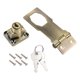 thumbnail image 2 of Cerraduras de hasp con llave Uxcell con tornillos para puerta, todas con la misma llave, bronce, 3 pulgadas, 2 of 6