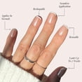 thumbnail image 3 of Presiona las uñas Glamnetic La Perle Squoval White French Tips, 3 of 6