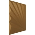 thumbnail image 2 of Ekena Millwork 19 5/8"W x 19 5/8"H Aire EnduraWall Decorative 3D Wall Panel, Bright Coat Gold (Covers 2.67 Sq. Ft.), 2 of 6