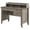 Grey, variant on HOMCOM Computer Desk with Drawer Home Office Writing Study Table, Brown