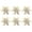 Golden, variant on SPRING PARK 6Pcs Christmas Xmas Snowflake Napkin Rings Party Table Serviette Buckle Holder
