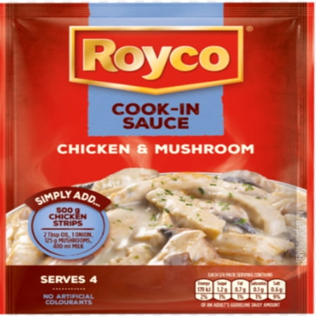 Royco cook in sauces Chicken  Mushroom 44g sachet