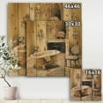 thumbnail image 3 of Designart 'French Bath I' Traditional Bathroom Print on Natural Pine Wood, 3 of 3