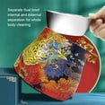 thumbnail image 3 of Wweixi High Foot Cat Bowl Safe And Durable For Better Health And Sticker Is High-end Fenghuang Laiyi Bowl M, 3 of 6