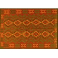 thumbnail image 1 of Ahgly Company Machine Washable Indoor Rectangle Southwestern Yellow Country Area Rugs, 6' x 9', 1 of 4