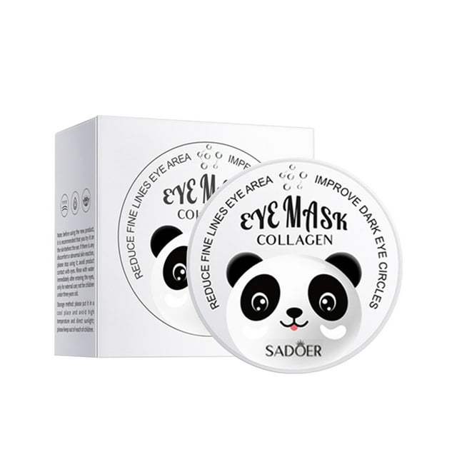 Xihbxyly Parches para Ojos, Mascarilla Hidratante Antiedad, Parches de Gel Antibolsas, Tratamiento Antiojeras, Cuidado Diario para Ojos, Apto para Todo Tipo de Piel, 60 Pares Por Caja