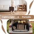 thumbnail image 5 of Yhuhwy Folding Camping Table, 2ft Small Portable Lightweight Aluminum Picnic Table with 3 Adjustable Heights for Indoor Outdoor Camp BBQ Beach (Wood Grain), 5 of 9