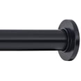 thumbnail image 1 of Ivilon Tension Curtain Rod - Spring Tension Rod for Small Windows or Shower, 16 to 24 Inch. Black, 1 of 4