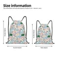 thumbnail image 2 of Saiise Back To School Pattern Sports Drawstring Backpack - String Swim Gym Bag with Wet Proof Pocket for Women&Men-Small, 2 of 6