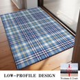 thumbnail image 3 of Blue White and Yellow Checkered Pattern Door Rugs,Washable Non Slip Door Mats Indoor,Decorative Door Mats,Entry Mat Indoor for Entrance,Bedroom,Kitchen,Bathroom,20"x32", 3 of 6