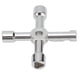 thumbnail image 4 of Llave Inglesa Para Uso General, Llaves De Gabinete De aleación De Zinc Multifuncional 4 En 1 Para Mantenimiento, 4 of 7