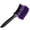 Purple/Black, variant on YeewayVeh Pro Tire Cleaning Brush, Stiff Mixed Bristles Tire Cleaner, Short Handle Scrub Brush for Cleaning Sidewalls, Rubber Mats & Wheels, Anti-Deformation Tyre Detailing Tool, Purple/Black