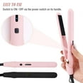 thumbnail image 5 of Gustave Flat Iron Hair Straightener and Curler 2 in 1 30s Fast Heating Straightening Curling Iron Hair Styling Tool with 3 Adjustable Temps - Black, 5 of 10