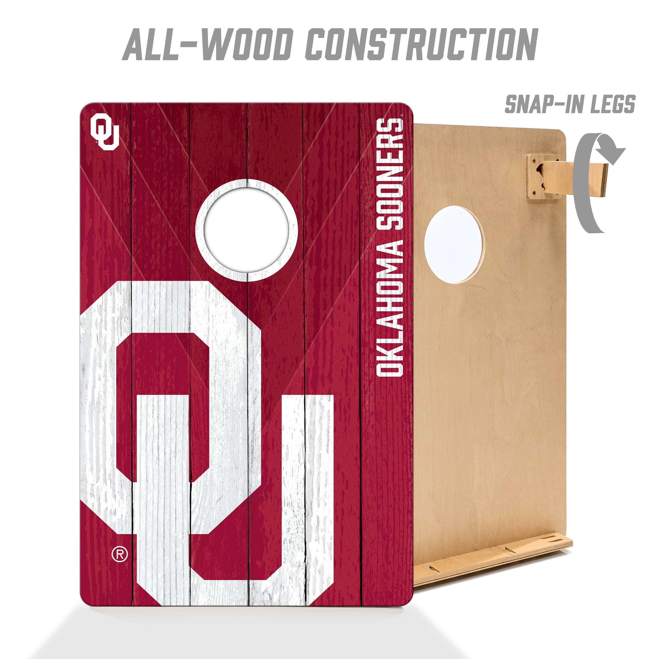 YouTheFan NCAA Oklahoma Sooners 2' x 3' Cornhole Game