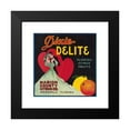 thumbnail image 2 of Anonymous 20x20 Black Modern Framed Museum Art Print Titled - Dixie Delite Florida Citrus Fruit Label (1940s), 2 of 5