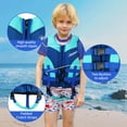 thumbnail image 6 of OldPAPA Kids Swim Vest Life Jacket-Toddler Flotation Buoyancy Swimsuit Trainer Vests Swimming Aid Jacket for Boys/Girls Age 1-9 Years,Blue, 6 of 7