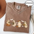 thumbnail image 2 of RosaWear Ghost Reading Book Bookish Halloween Librarian Garment-Dyed Tee, 2 of 7