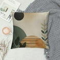 thumbnail image 2 of COMIO Boho Pillow Covers of  Bohemian Style Mid Century Colored Print Outdoor Decorative Throw Pillows Abstract Art Farmhouse Pillowcases Cushion Case Decor for Home Sofa Couch Bed, 2 of 5