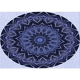thumbnail image 1 of Ahgly Company Machine Washable Indoor Rectangle Transitional Purple Mimosa Purple Area Rugs, 2' x 5', 1 of 7
