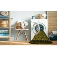 thumbnail image 2 of Ahgly Company Machine Washable Indoor Rectangle Transitional Black Brown Area Rugs, 4' x 6', 2 of 7