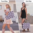 thumbnail image 6 of Large Capacity Tote Bag,Purple French Bulldog Handbag Fashion Luxury Tote Bag,15.7"x13"x 5.1" Inches,Laptop Compatible, 6 of 6