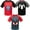 Gray/black/red, variant on Marvel Avengers Spider-Man Captain America Black Panther 3 Pack T-Shirt Little Kid to Big