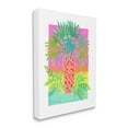 thumbnail image 3 of Stupell Industries Neon Palm Tree Botanicals Tropical Coastal Leaves Graphic Art Gallery Wrapped Canvas Print Wall Art, Design by unknown, 3 of 7