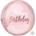 thumbnail image 1 of Orbz Collection 15-Inch Foil Balloon - Perfect for Birthday & Anniversary Parties - Superior Float Time, Self-Sealing!, 1 of 3