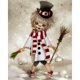 thumbnail image 1 of Cuadros Decorativos 11CT punto de cruz completo ojos grandes muñeca estampado DIY bordado decoración del hogar regalo JShteea Nuevos Originales, 1 of 9