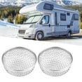 thumbnail image 2 of Ccdes Écran de Boue, 2 Pcs Écran de Fourneau en Acier Inoxydable pour Remorque RV avec Attaches à Ressort, Écran de Fourneau, 2 of 8