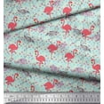 thumbnail image 3 of Soimoi Cotton Duck Fabric Dots & Flamingo Bird Fabric Prints by Yard 42 Inch Wide, 3 of 3