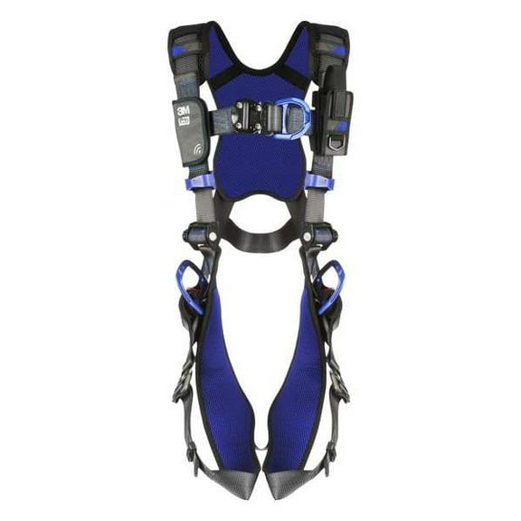 3m Dbi-Sala Harness,2XL,Gray,Quick-Connect,Polyester 1113214